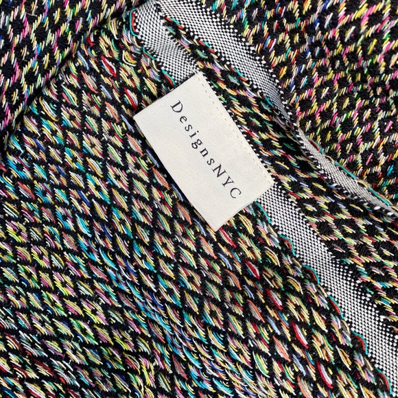 Throw | Turkish cotton | Textured & Heavyweight Oversized Throw/Towel, Black - Picture 2 of 5